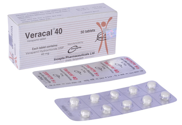 Veracal SR 240 mg Packaging