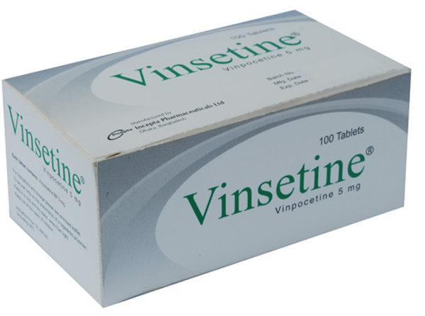Vinsetine 5 mg Packaging