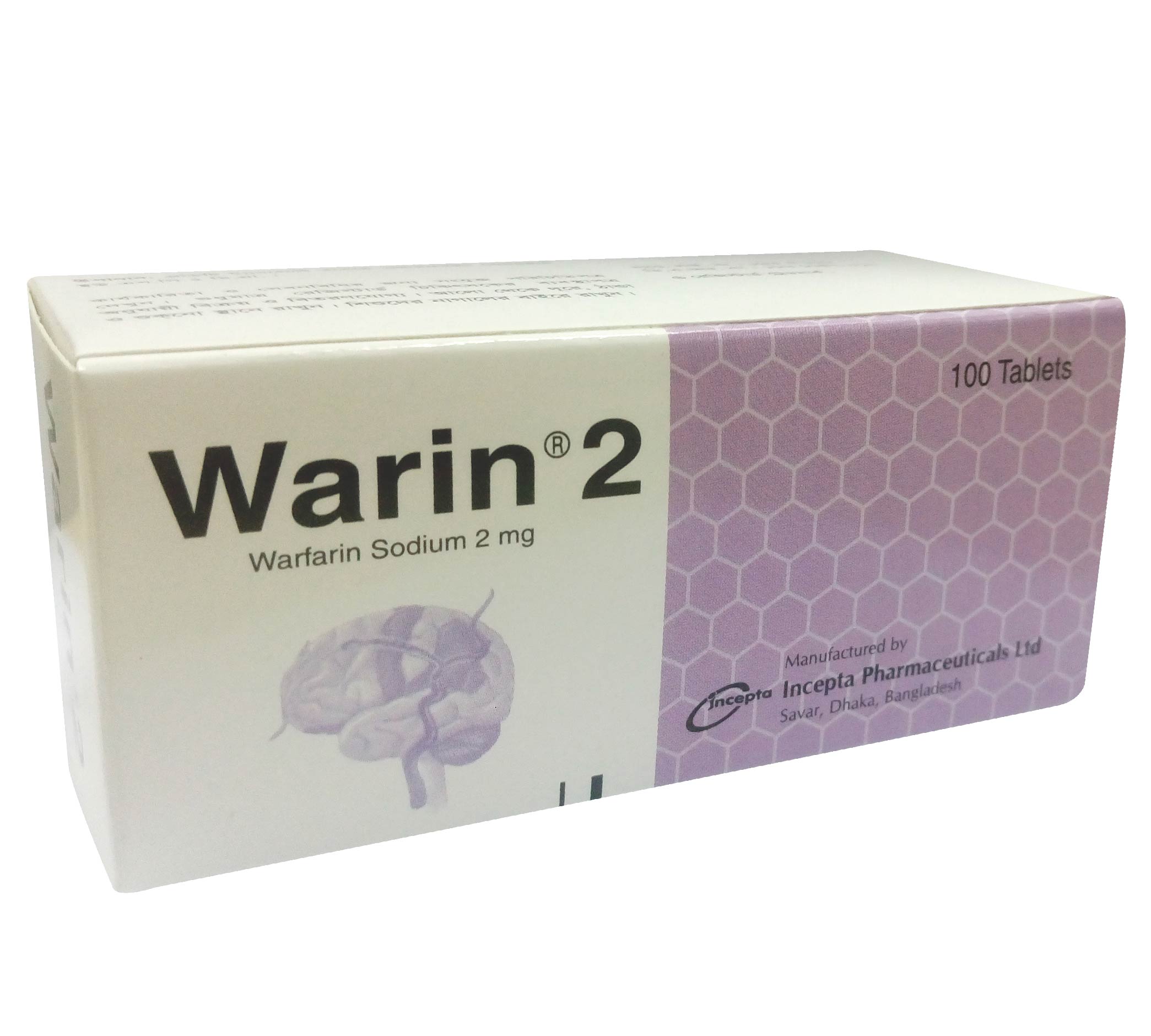 Warin 5 mg Packaging