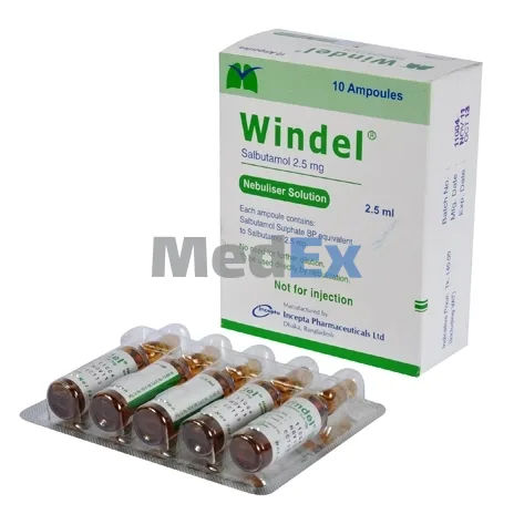 Windel 2.5 mg/3 ml Packaging