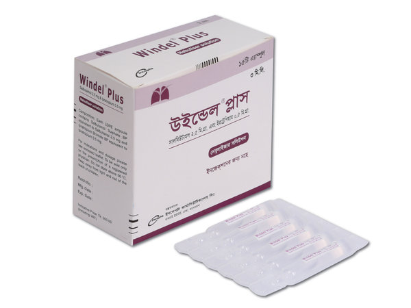 Windel Plus (2.5 mg+500 mcg)/3 ml Packaging