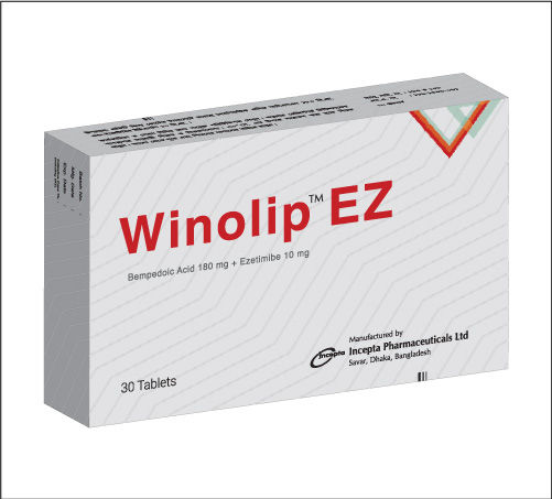 Winolip EZ 180 mg + 10 mg Packaging
