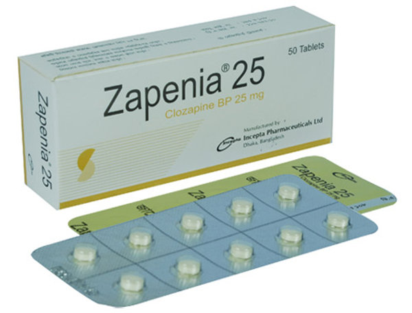 Zapenia 25 mg Packaging
