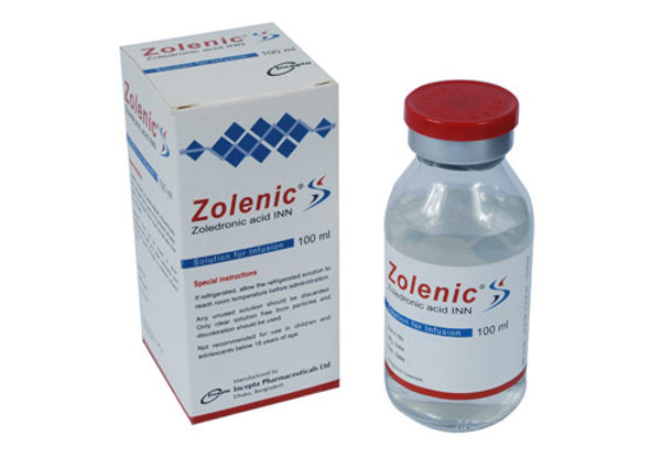 Zolenic 5 mg/100 ml Packaging