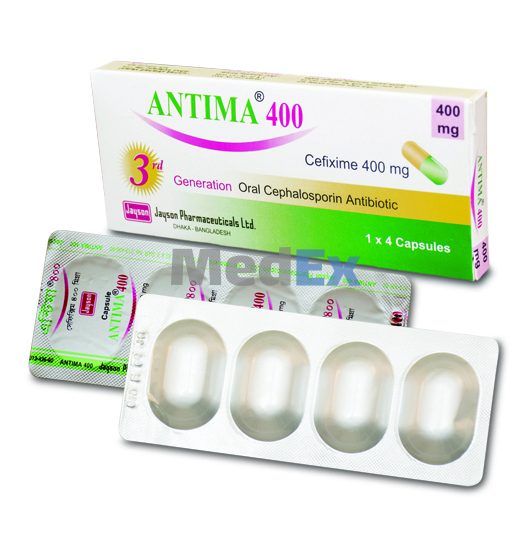 Antima 400 mg Packaging