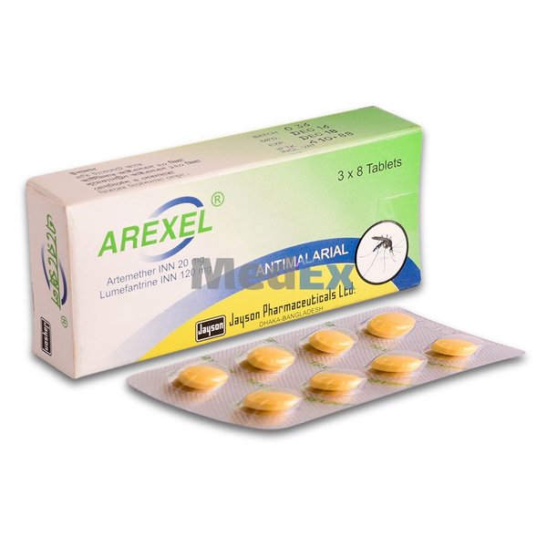 Arexel 20 mg+120 mg Packaging