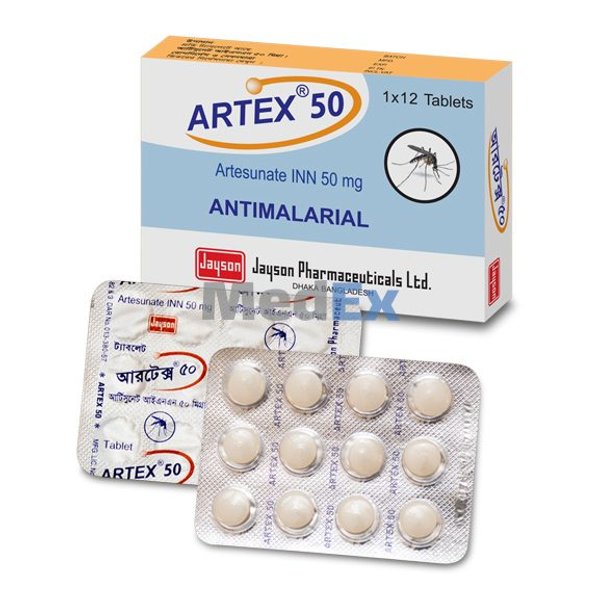 Artex 50 mg Packaging