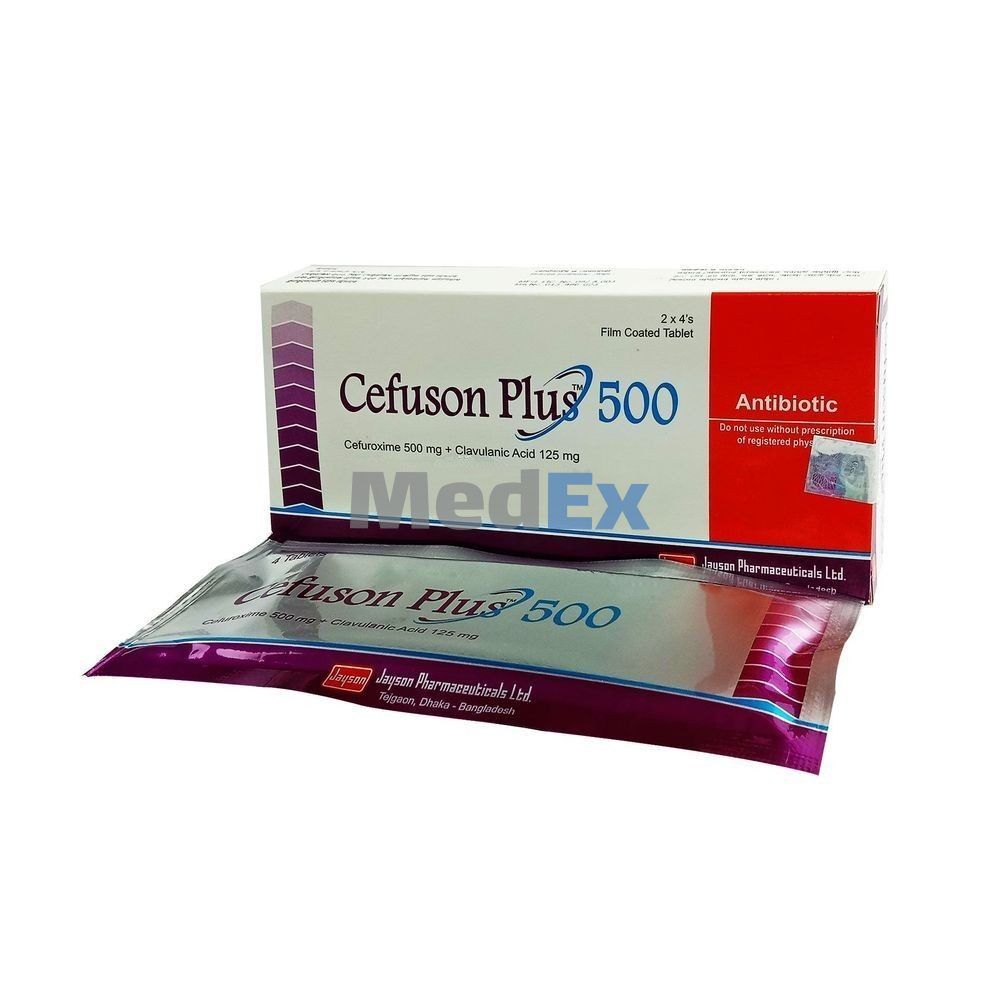 Cefuson Plus 500 mg+125 mg Packaging