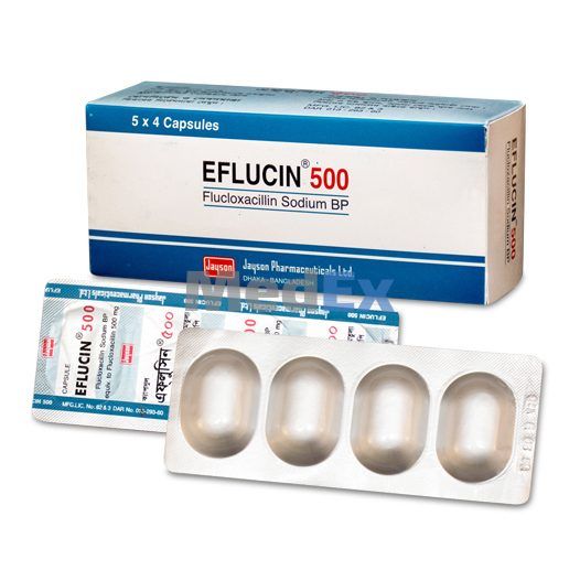 Eflucin 500 mg Packaging