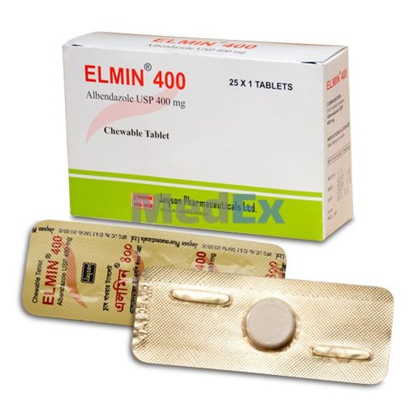 Elmin 400 mg Packaging
