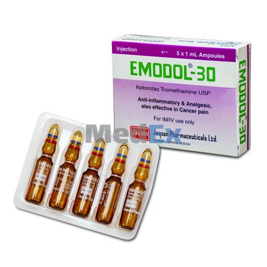 Emodol 30 mg/ml Packaging