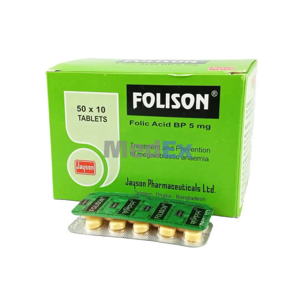 Folison 5 mg Packaging