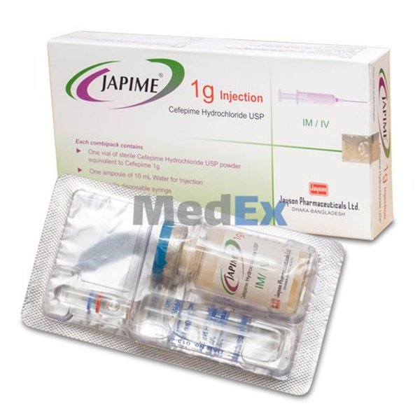 Japime 1 gm/vial Packaging