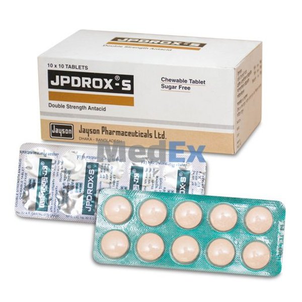 Jpdrox-S 400 mg+400 mg+30 mg Packaging