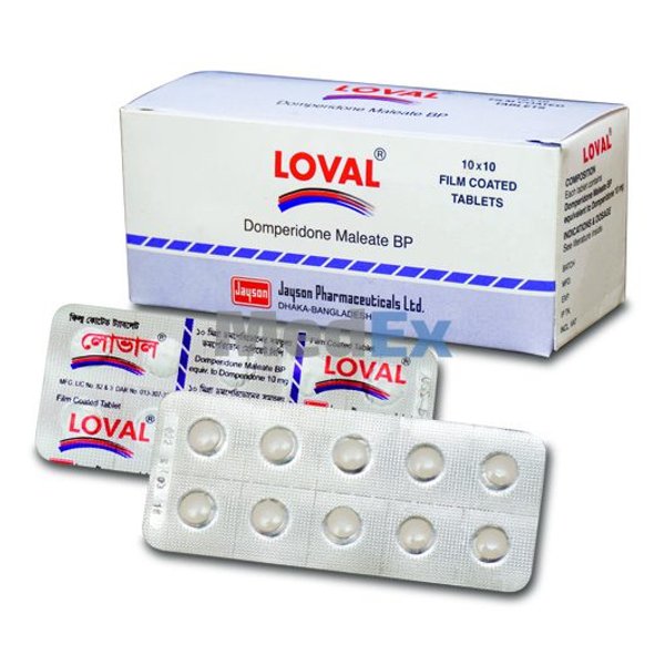Loval 10 mg Packaging