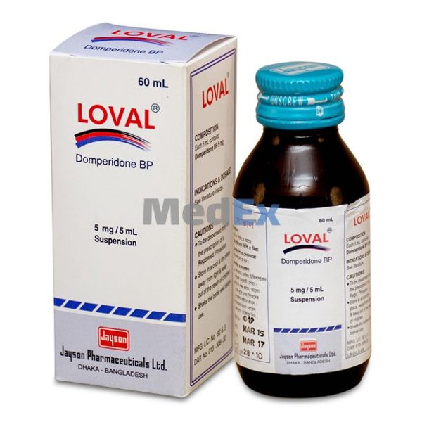 Loval 5 mg/5 ml Packaging
