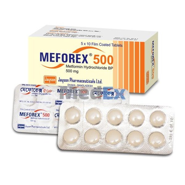 Meforex 500 mg Packaging