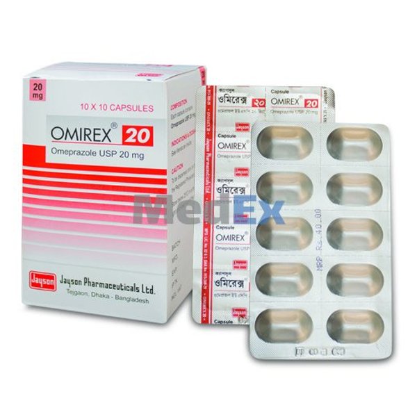 Omirex 20 mg Packaging