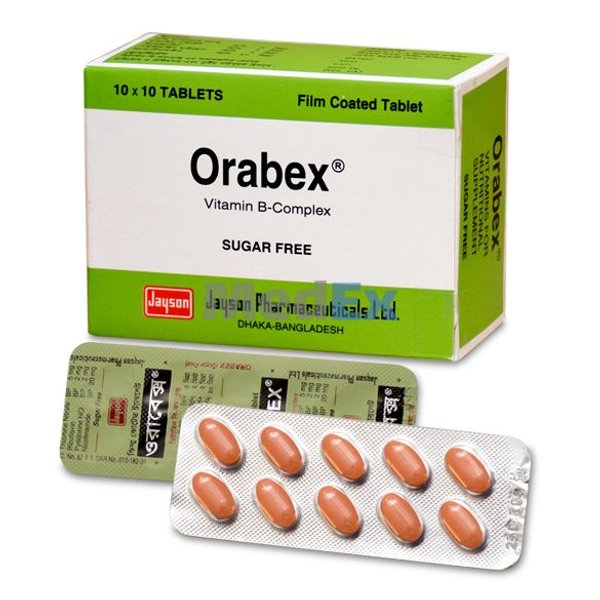 Orabex 5 mg+2 mg+2 mg+20 mg Packaging