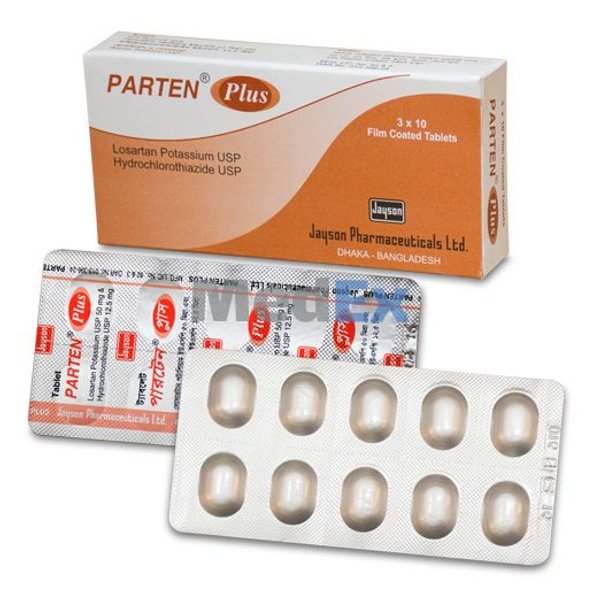 Parten Plus 50 mg+12.5 mg Packaging