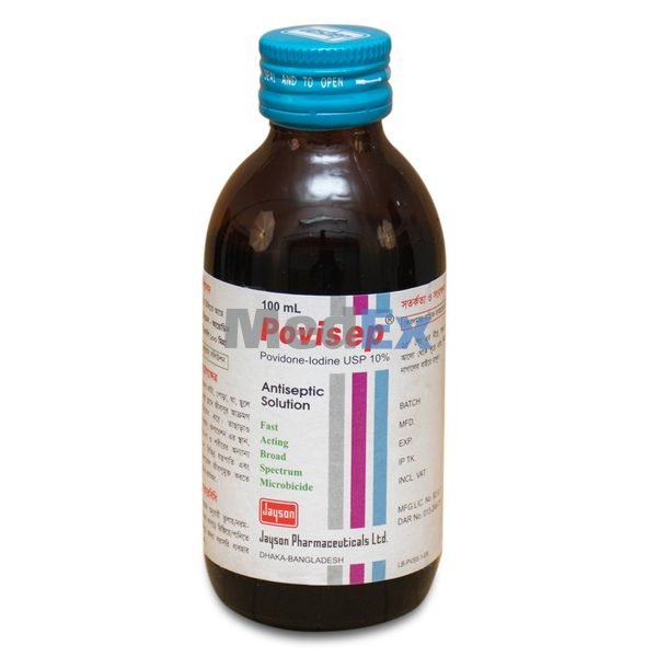 Povisep 10% w/v Packaging