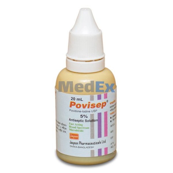Povisep 5% w/v Packaging