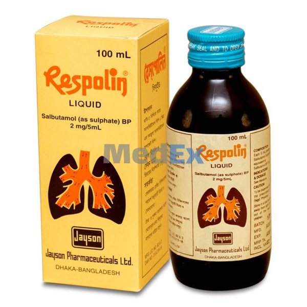Respolin 2 mg/5 ml Packaging