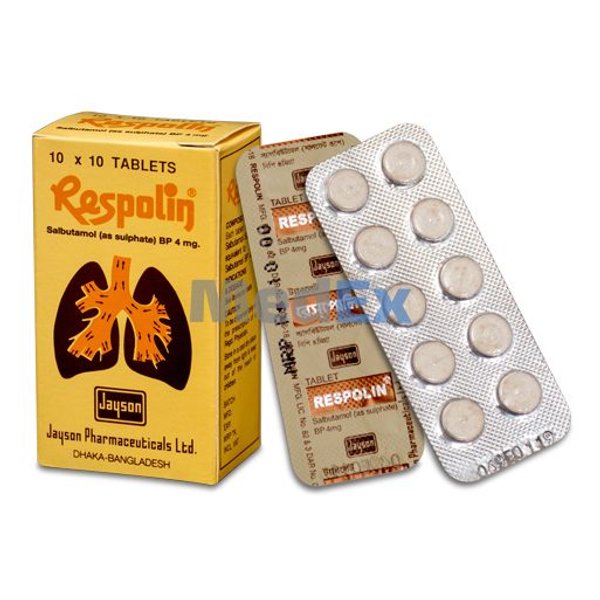 Respolin 4 mg Packaging