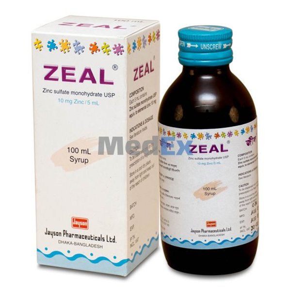 Zeal 10 mg/5 ml Packaging