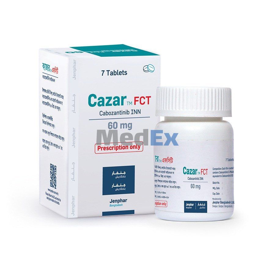 Cazar FCT 60 mg Packaging