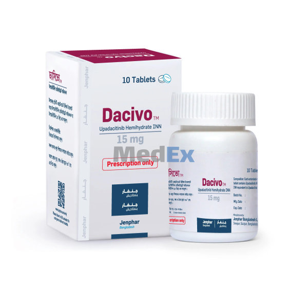 Dacivo 15 mg Packaging