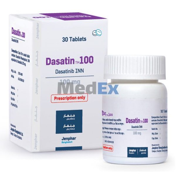 Dasatin 100 mg Packaging