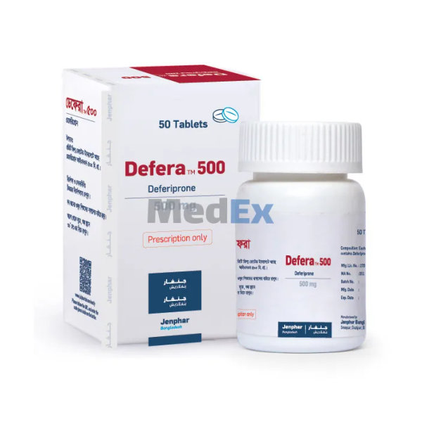 Defera 500 mg Packaging