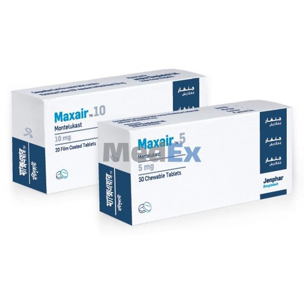 Maxair 5 mg Packaging