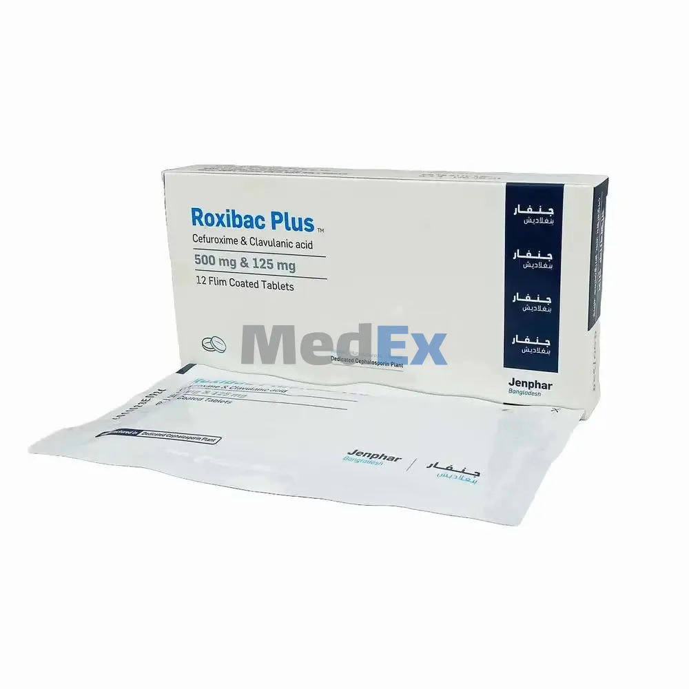 Roxibac Plus 500 mg+125 mg Packaging