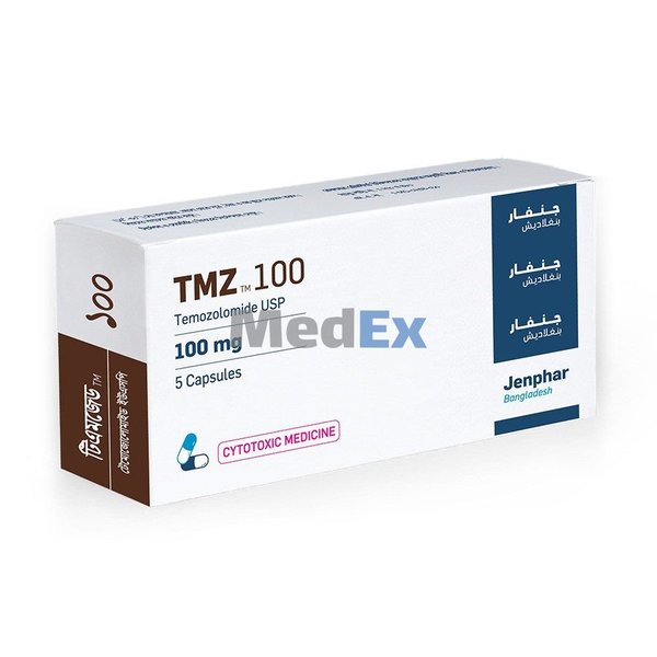 TMZ 100 mg Packaging