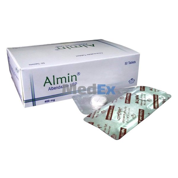 Almin 400 mg Packaging