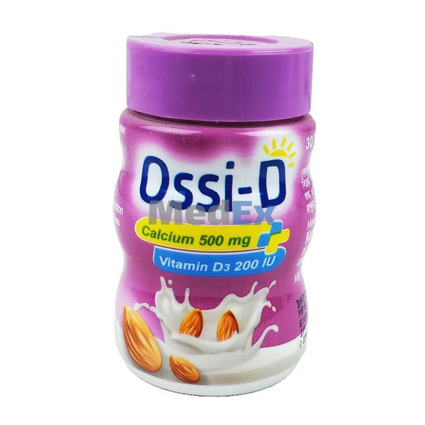 Ossi-D 500 mg+200 IU Packaging