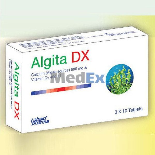 Algita DX 600 mg+400 IU Packaging