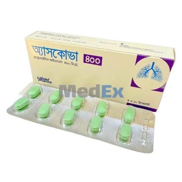 Ascova 400 mg Packaging