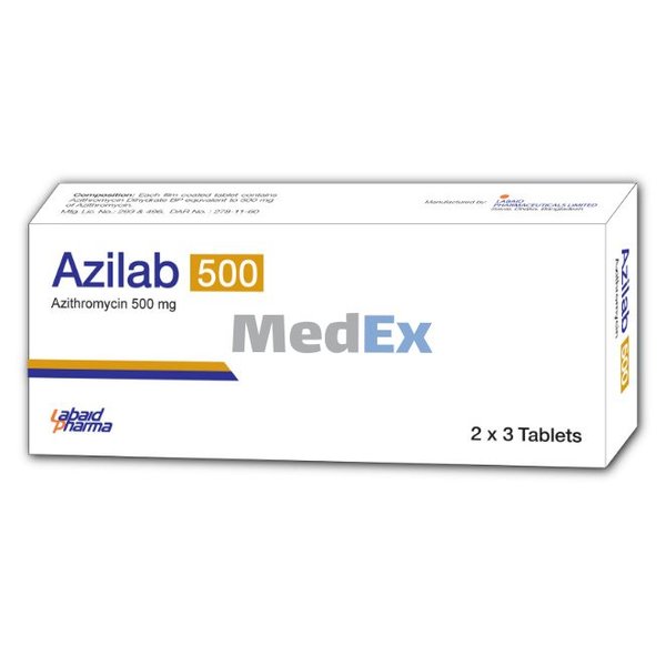 Azilab 500 mg Packaging