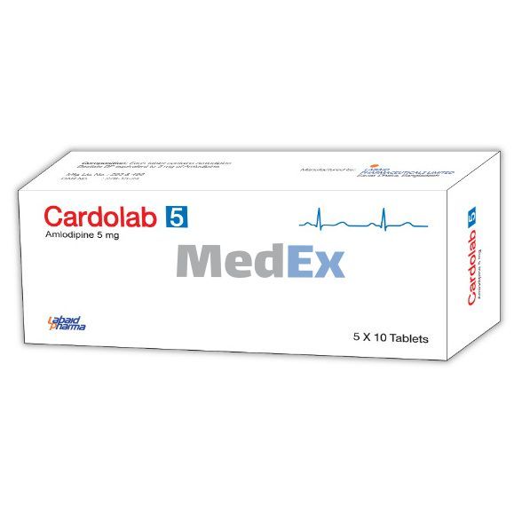 Cardolab 5 mg Packaging