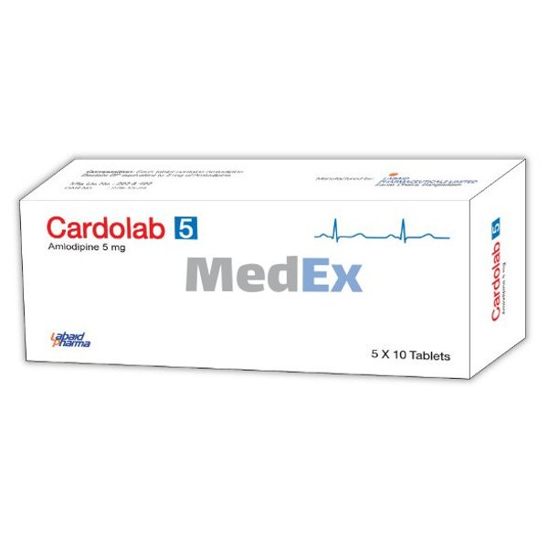Cardolab 5 mg Packaging
