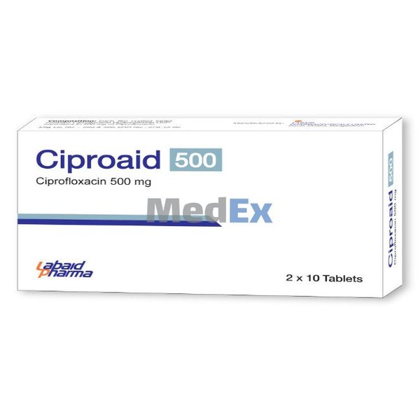 Ciproaid 500 mg Packaging
