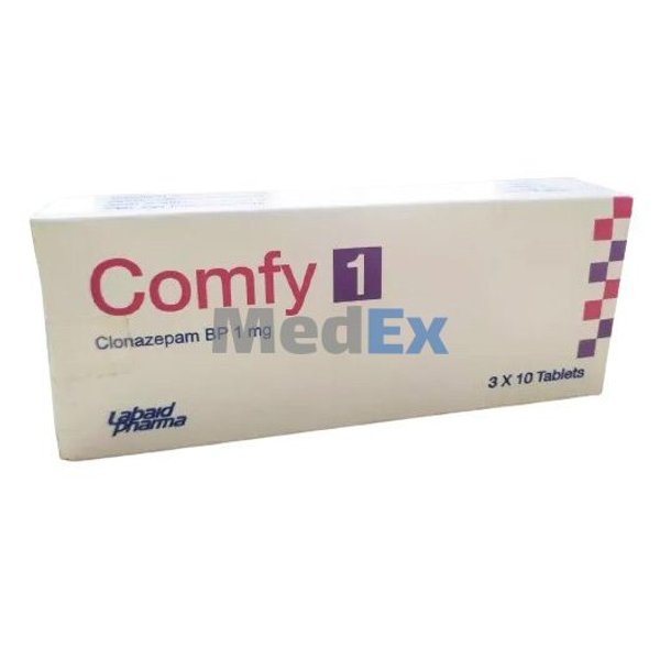 Comfy 1 mg Packaging