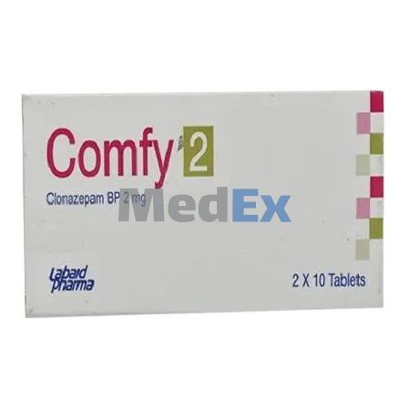 Comfy 2 mg Packaging