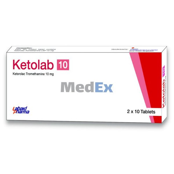Ketolab 10 mg Packaging