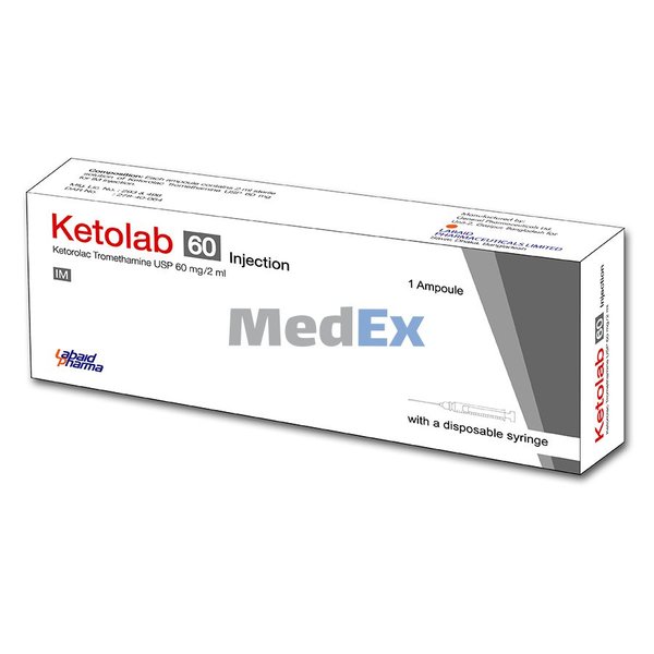 Ketolab 60 mg/2 ml Packaging