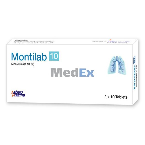 Montilab 10 mg Packaging