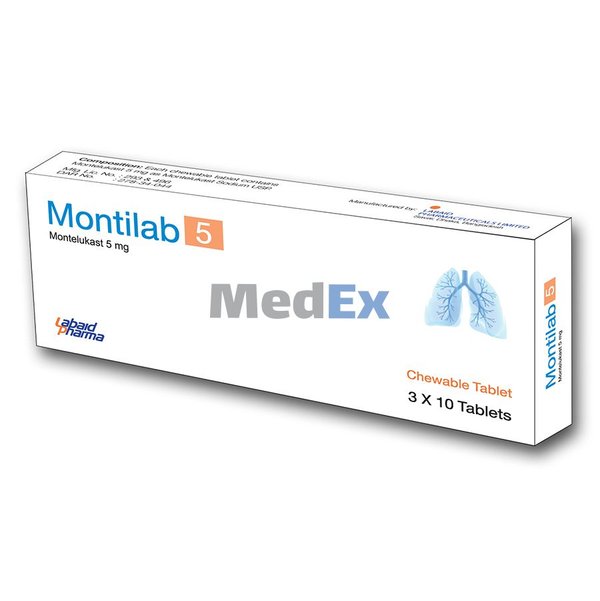 Montilab 5 mg Packaging